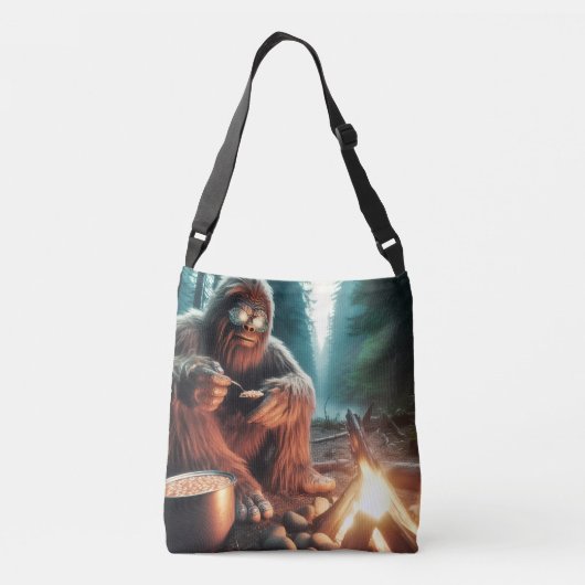 Sac Ajustable Sasquatch au feu de camp (Dos)