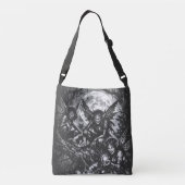 Sac Ajustable Satyre d'hiver cornu — par BurnsInHell (Dos)