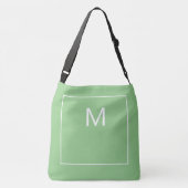Sac Ajustable sauge vert monogrammed gentil (Dos)