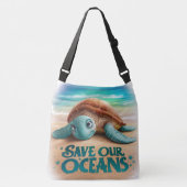 Sac Ajustable Sauvez nos océans Protection maritime et océanique (Devant)