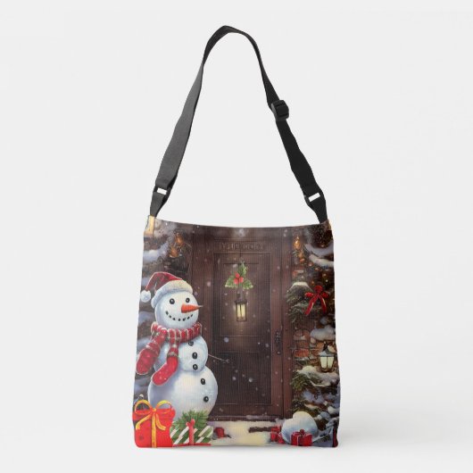 Sac Ajustable Scène de Noël de Snowman (Dos)