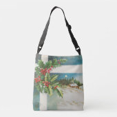 Sac Ajustable Scène de Noël Hiver de neige blanche (Dos)
