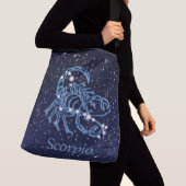 Sac Ajustable Scorpio Constellation et signe Zodiaque avec étoil (De près)