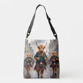 Sac Ajustable Scottish Highland Cow Bagpipe Parade (Dos)