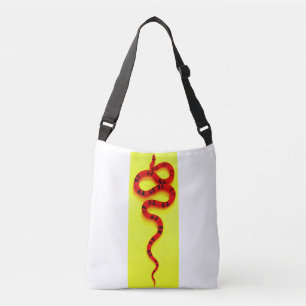 Sac Ajustable serpent de corail orange/rouge