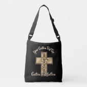 Sac Ajustable Serpent sur Croix (Devant)