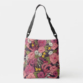 Sac Ajustable Serpents de la jungle, fleurs tropicales, motif vi (Dos)