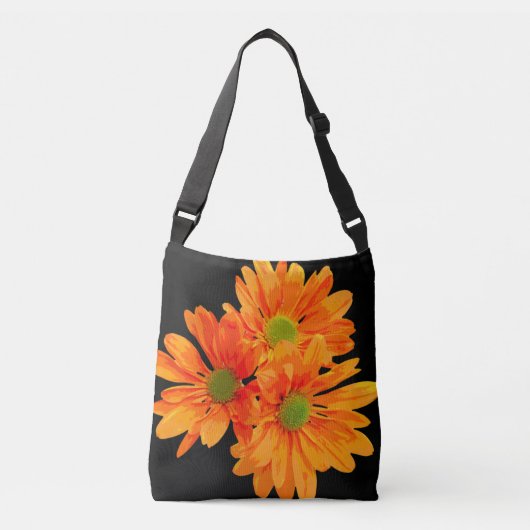 Sac Ajustable Seulement 3 Gerbera Blossom + votre backgr. & idée (Devant)