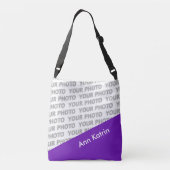 Sac Ajustable SEULEMENT RECTANGLES de COULEUR - pourpre + vos (Dos)