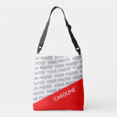 Sac Ajustable SEULS RECTANGLES DE COULEUR - feu rouge + vos idée (Dos)