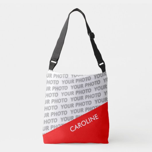 Sac Ajustable SEULS RECTANGLES DE COULEUR - feu rouge + vos idée (Devant)