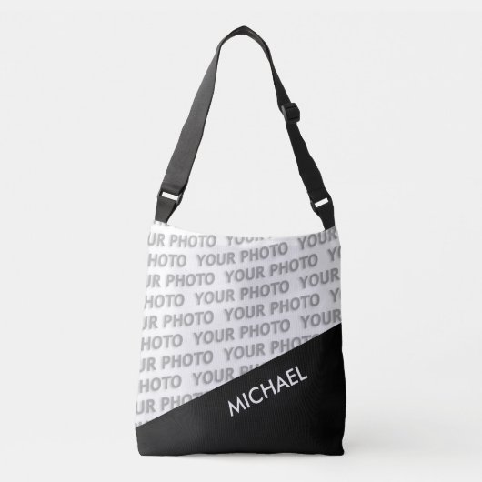 Sac Ajustable SEULS RECTANGLES DE COULEUR - noir + vos idées (Devant)