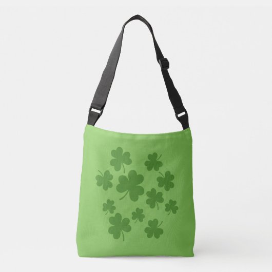 Sac Ajustable Shamrock de la Saint Patrick Motif Clover (Devant)
