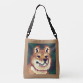 Sac Ajustable Shiba bag pixel art (Dos)
