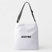 Sac Ajustable Shopping Imprimé Couleur Noire Texte Cadeaux de fe (Dos)