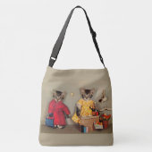 Sac Ajustable shopping tabby kitten et caisson tabby kitten (Dos)