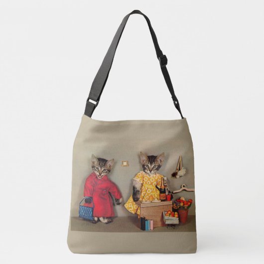 Sac Ajustable shopping tabby kitten et caisson tabby kitten (Dos)