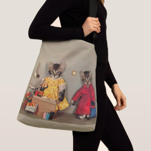 Sac Ajustable shopping tabby kitten et caisson tabby kitten