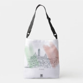 Sac Ajustable Siena Italie stylo drapeau italien et dessin d'enc (Dos)