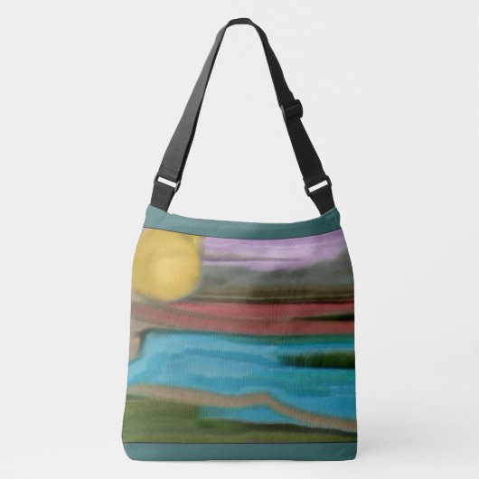 Sac Ajustable Sierra Sunrise Art Abstrait (Devant)