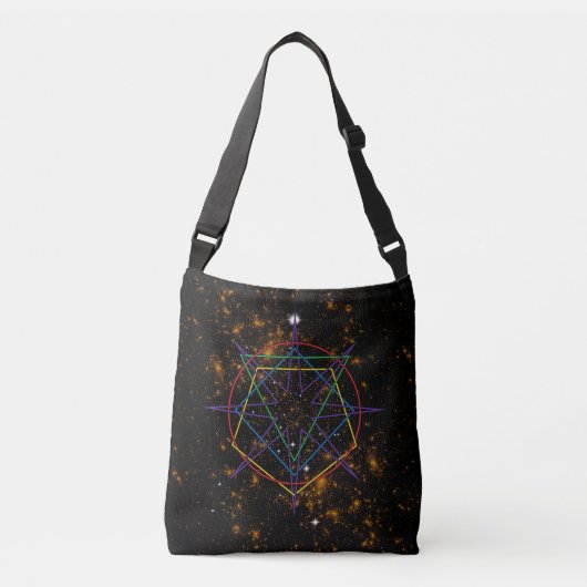 Sac Ajustable Sigil de Géométrie Sacrée (Devant)