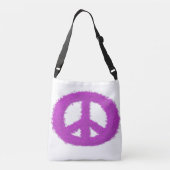Sac Ajustable Signe de Paix Violet (Dos)