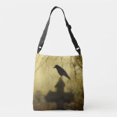 Sac Ajustable Silhouette de corbeau gothique (Dos)