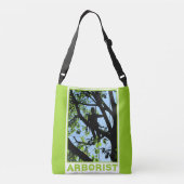 Sac Ajustable Silhouette de grimpeur d'arbre : Arboriste (Dos)