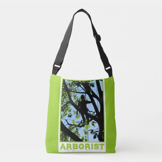 Sac Ajustable Silhouette de grimpeur d'arbre : Arboriste (Devant)
