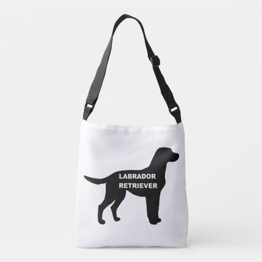 Sac Ajustable silhouette du nom du labrador (Dos)