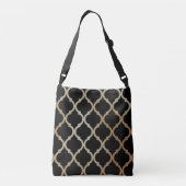 Sac Ajustable Simple Elegant Moderne Or Motif marocain | (Dos)
