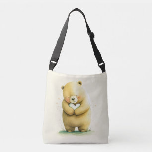 Sac Ajustable Simple mignonne ours triste tenant une oeuvre card