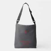 Sac Ajustable simple minimale conception ajouter le texte de vot (Devant)