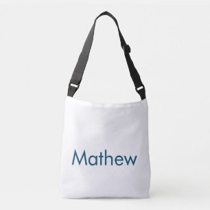 Sac Ajustable simple monogramme de lettre initiale ajouter votre