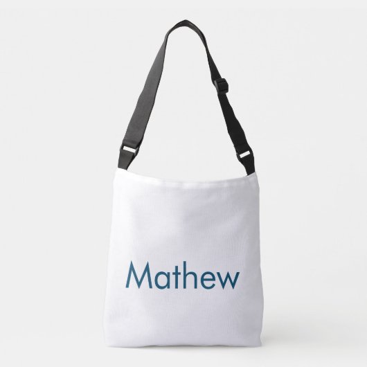 Sac Ajustable simple monogramme de lettre initiale ajouter votre (Devant)