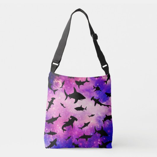 Sac Ajustable Simple requin mâchoires baleine motif de galaxie o (Devant)