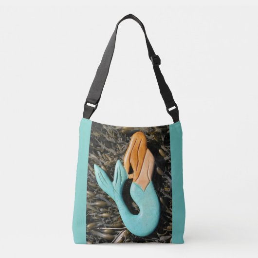 Sac Ajustable Sirène à tête bleue (Devant)