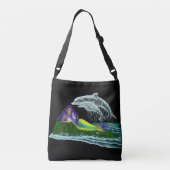 Sac Ajustable Sirène avec dauphins (Dos)