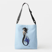 Sac Ajustable Sirène tribale bleue (Dos)