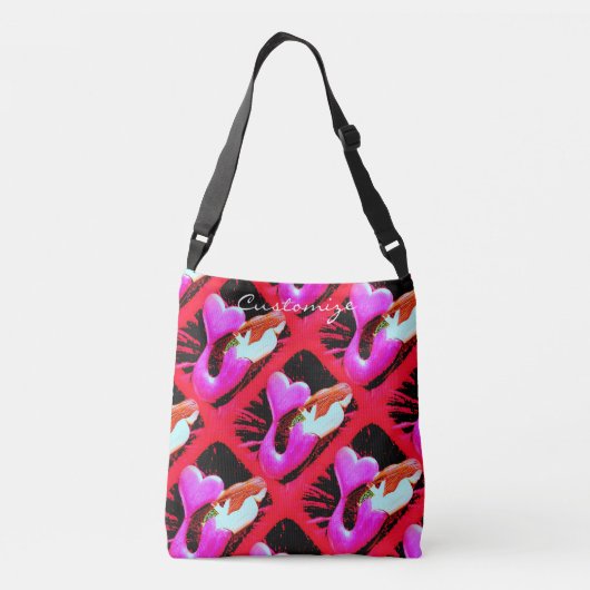 Sac Ajustable sirènes de coeur-queue de roux (Dos)