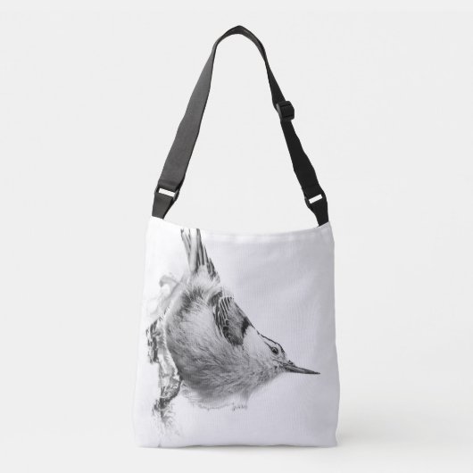 Sac Ajustable Sittelle oiseau à haute clé (Devant)