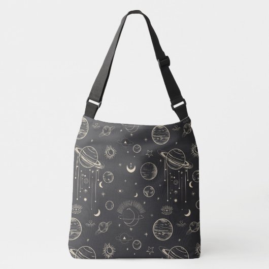 Sac Ajustable Sky Motif Night Moon Stars Sun Celestial Fourre-to (Devant)