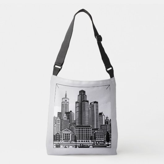 Sac Ajustable Skyline de Boston City (Devant)