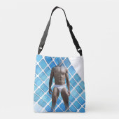 Sac Ajustable SlipperyJoe musculaire homme six pack abs mâle bla (Dos)