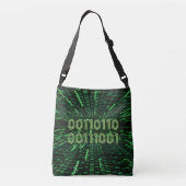 Sac Ajustable SlipperyJoe's 69 code binaire vert vibrant calcul (Dos)