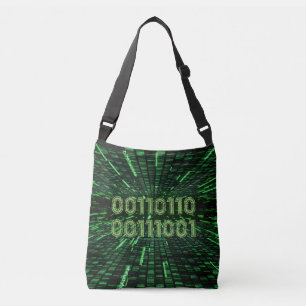 Sac Ajustable SlipperyJoe's 69 code binaire vert vibrant calcul