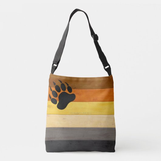 Sac Ajustable SlipperyJoe's Bear Pride drapeau de la texture du  (Dos)