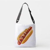 Sac Ajustable SlipperyJoe's hot dog niché doucement pain jaune v (Devant)