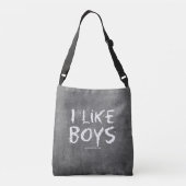Sac Ajustable SlipperyJoe's I Like Boys sale tableau noir (Dos)