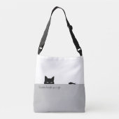 Sac Ajustable Sneaky Cat vous a offert un cadeau (Dos)